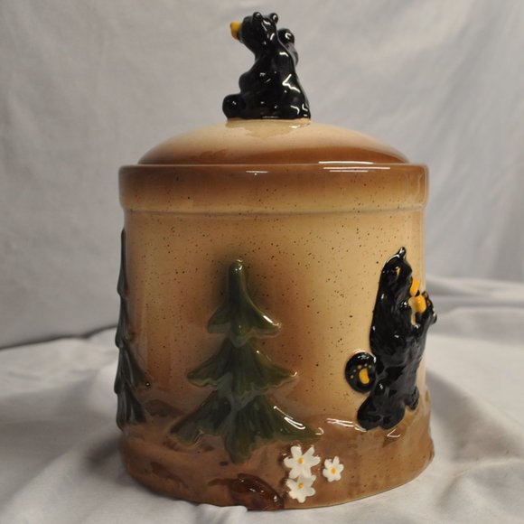 big sky carvers 5 cup canister bearfoots jeff fleming (332w) - Picture 9 of 14